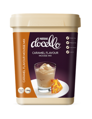 Nestle Mousse Mix Caramelo Balde 1,9 Kg