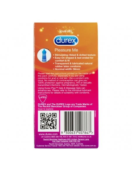 Durex Pleasure Me 10-pack