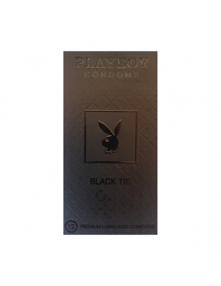 Playboy Condom Black Tie 12 Pack x 12