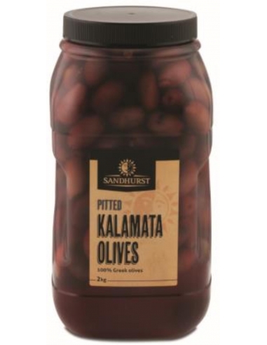 Sandhurst Olive Kalamata Pitted Pet 2 Kg Jar