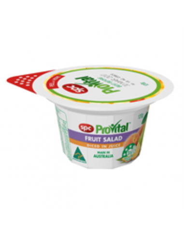 Spc Provital Snackpakket Fruitsalade In Natuurlijk Sap 24 X 120gr Karton
