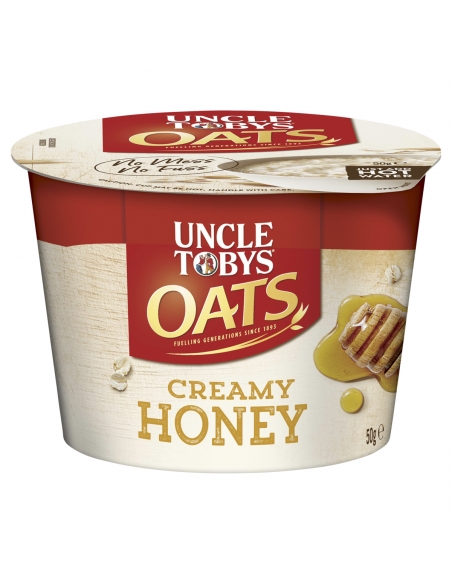 Uncle Tobys Avena Tazza rapida Miele 50g
