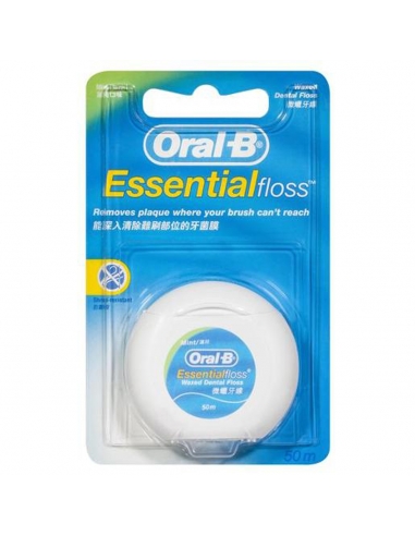 Oral B Zecca cerata Essential Floss 50m