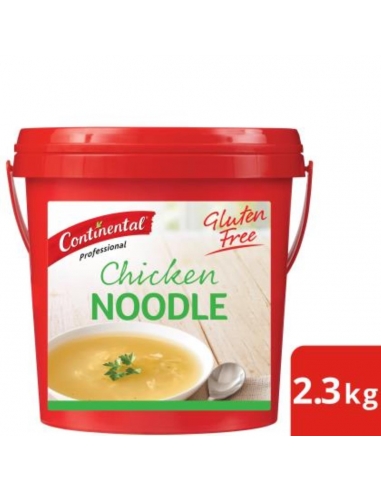 Continental Soup Makaron Z Kurczakiem Bezglutenowy Wiaderko 2,3 kg