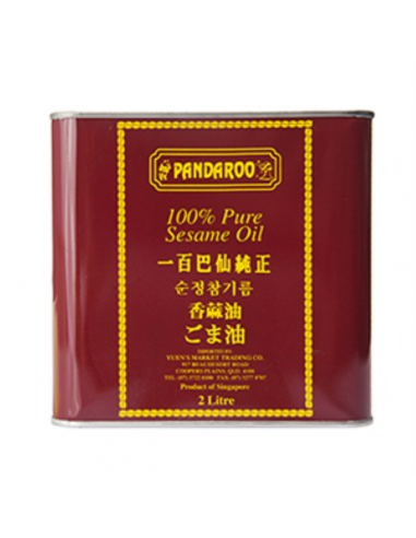 Pandaroo Oil Sesam goud puur 2 liter tin