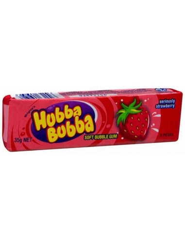 Wrigley Hubba Bubba fraise 35g x 20