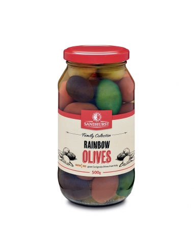 Sandhurst Rainbow Olives 500g x 1