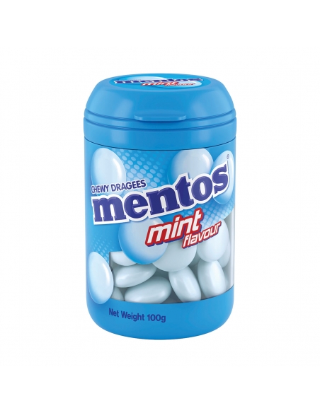 Mentos Flesje munt 100 g x 6