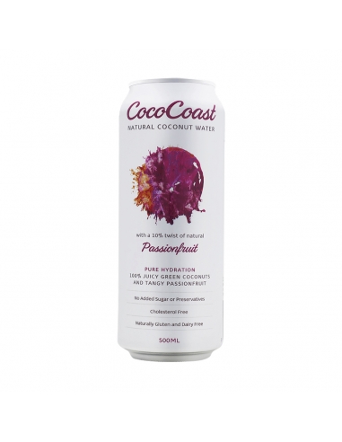 Coco Coast Passion Fruit 500ml x 12