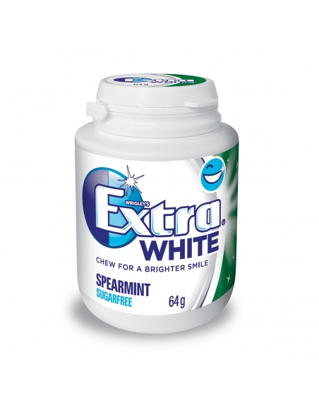 Extra Bouteille de Spearmint Blanc 64g x 6