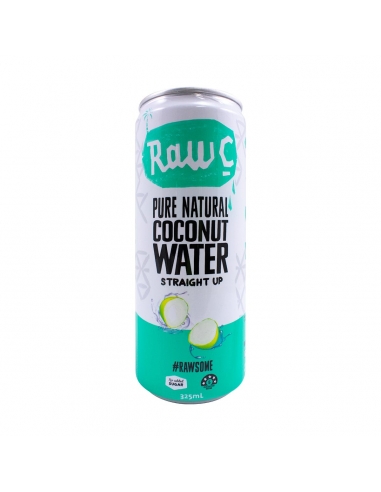Raw C Kokoswater Straight Up 325 ml x 12