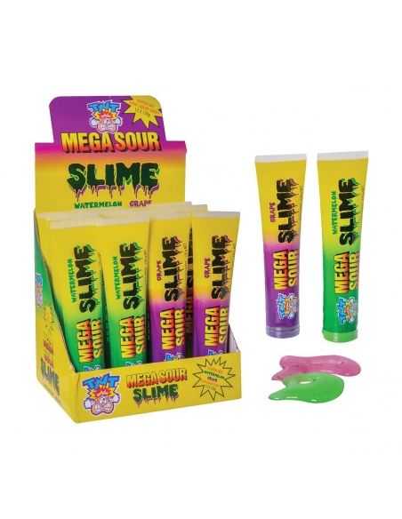 Tnt Mega Sour Slime Wassermelone & Grape 120ml x 12