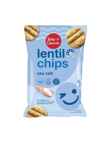 Keep It Cleaner Sel de mer Lentil Chips 90g x 5