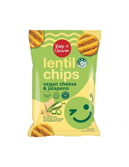 Keep It Cleaner Lentil CBO Vegan Cheese And Jalapeno 90g x 5