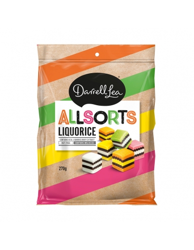 Darrell Lea Réglisse Allsorts 270g x 12