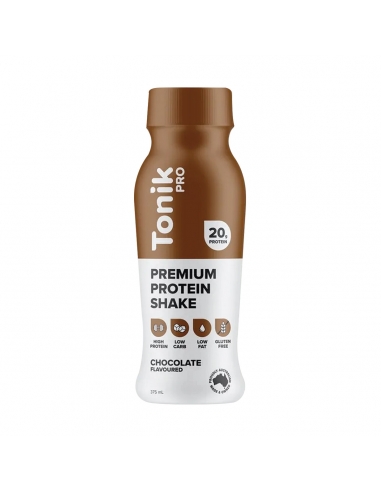 Tonik Plant Pro Premium Proteïneshake met chocoladesmaak 375 ml x 6
