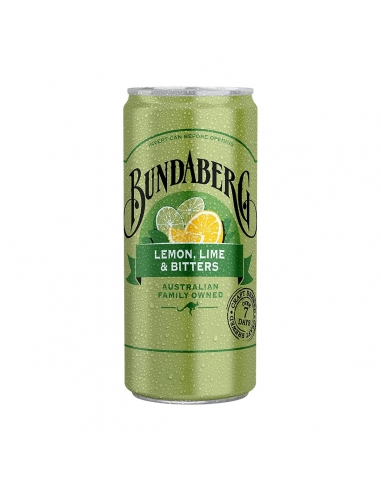 Bíter de lima y limón Bundaberg Lata 200ml x 24