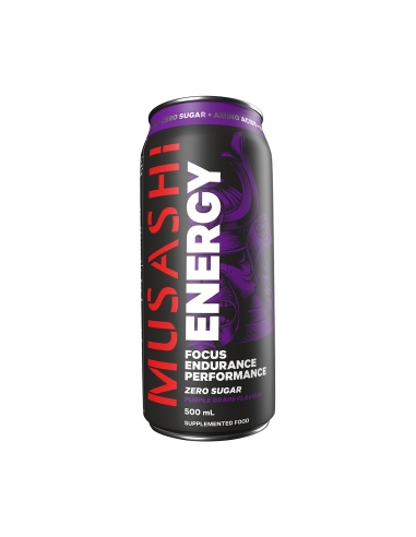 Musashi Energy Bebida Púrpura 500ml x 12