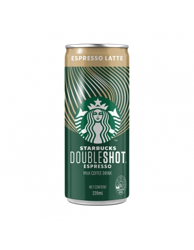 Starbucks Double Shot Espresso Latte Drink 220ml x 12