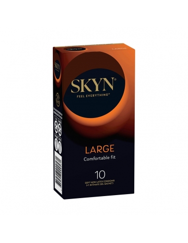 Preservativi Ansell Skyn grandi, confezione da 10 x 1