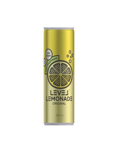 Lattine originali Level Lemonade da 300 ml x 12