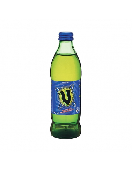 V Blauwe flessen 350 ml x 24