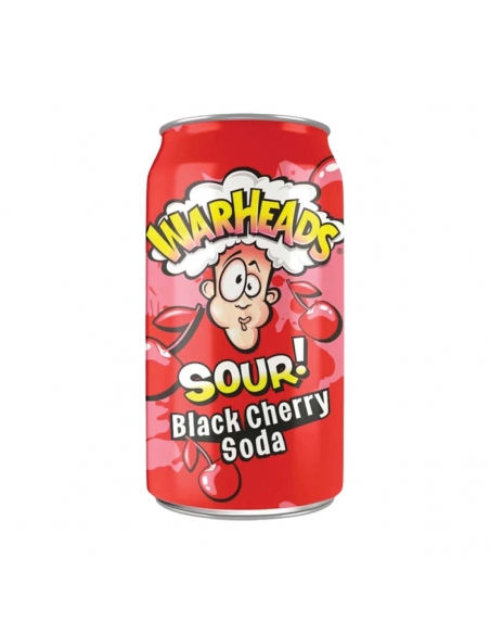 Warheads Sour Soda Black Cherry 355ml x 12