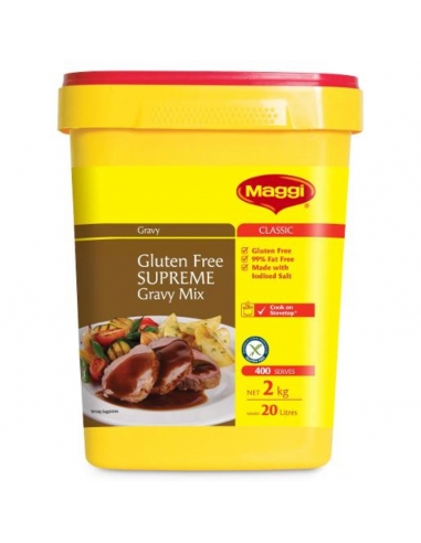 Maggi Supreme Gluten Gravy Mix gratuito 2kg x 6