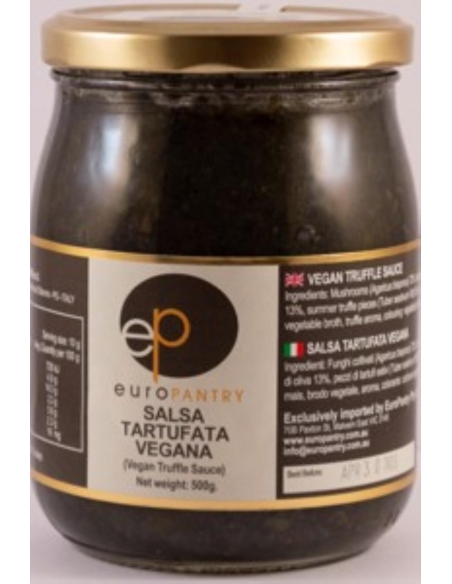 Europantry Sauce Truffle 8% (vegan Salsa Tartufata) 500 Gr Jar