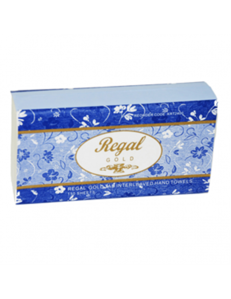 Regal Gold 手交错超薄纸巾 150 片 x 16