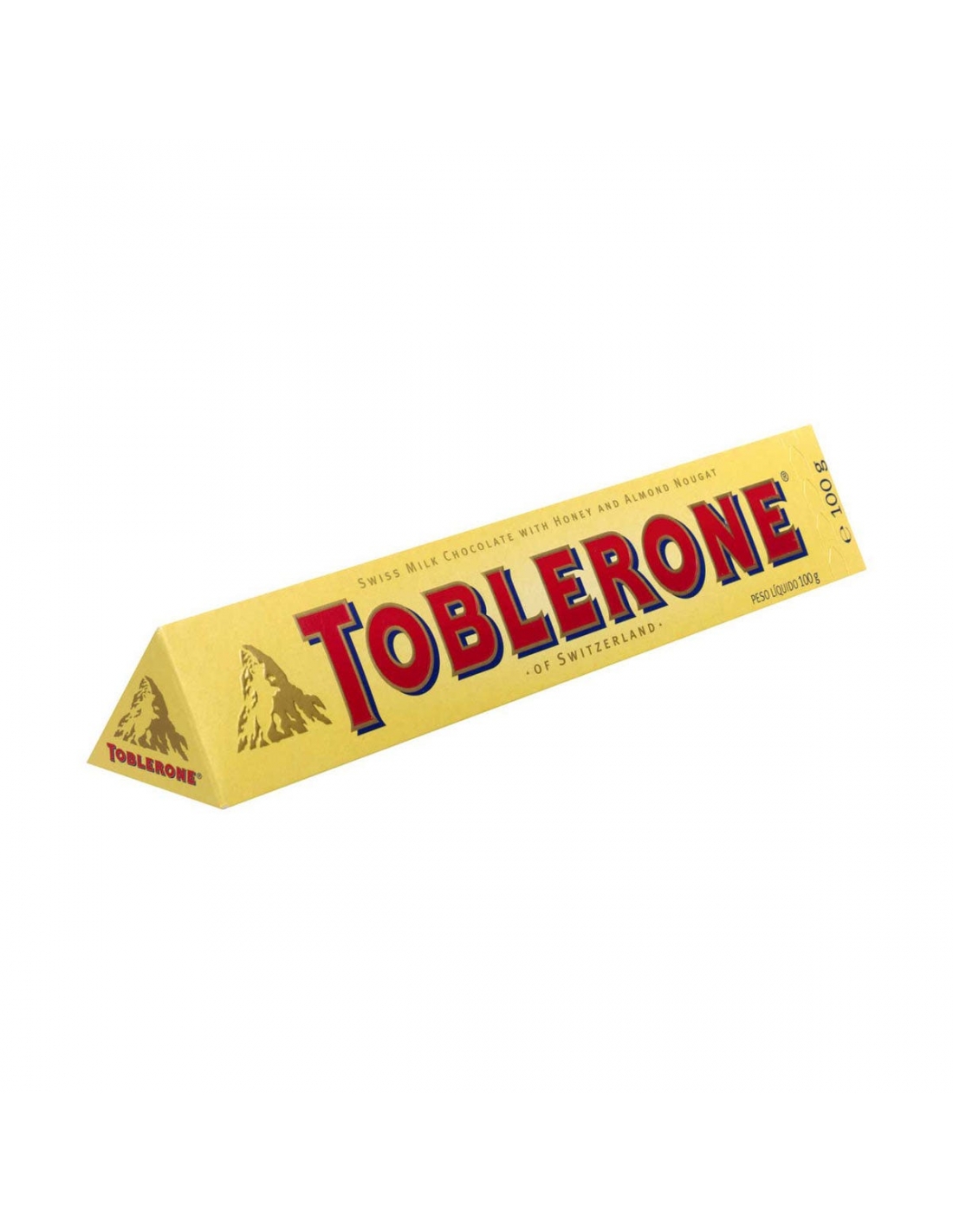 Chocolat blanc Suisse avec nougat au miel et aux amandes - Toblerone - 400 g