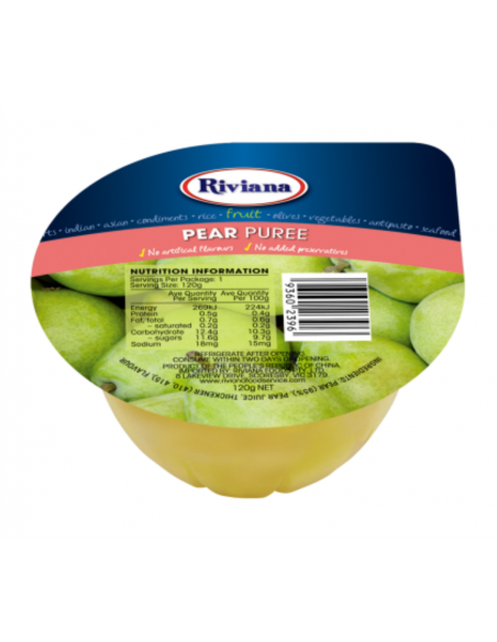 Riviana Puree Peer 120gr x 12