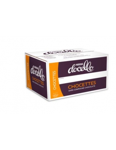 Nestlé Chocettes de chocolate en trozos oscuros, 2 cajas de 2,5 kg