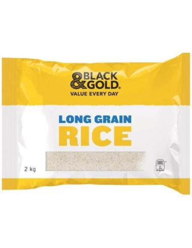 Black & Gold Rice Long Grain 2kg x 1
