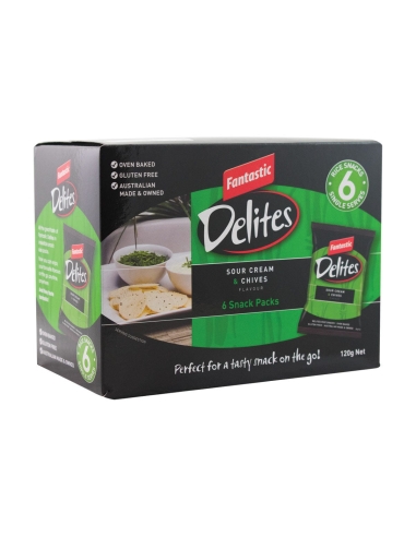 Fantastic Delites Sour Cream Chives 120g x 1