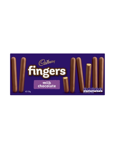 Cadbury Fingers Milk Chocolate 114g x 12