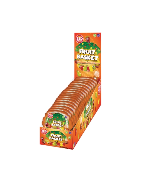 Zed Candy Fruit Basket Bubble Gum 35 g x 18