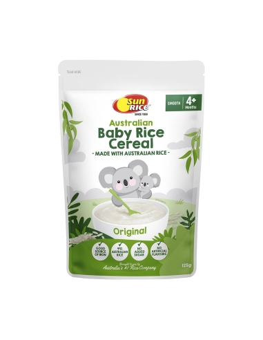 Sunrice Baby Rice Cereal Original 125g x 1