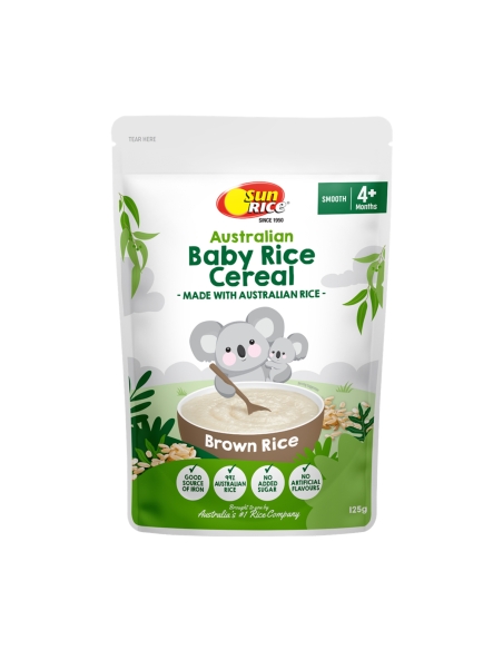 Sunrice Cereal De Arroz Bebé Arroz Integral 125g