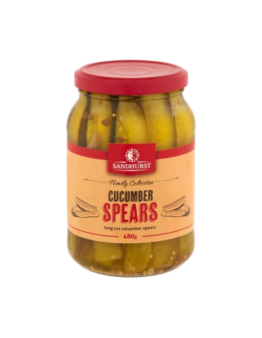 Sandhurst Cucumber Spears 480g