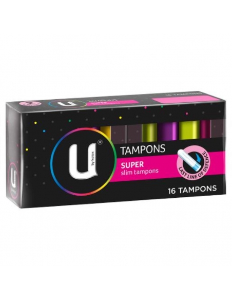 U By Kotex Super Tampons 16s 