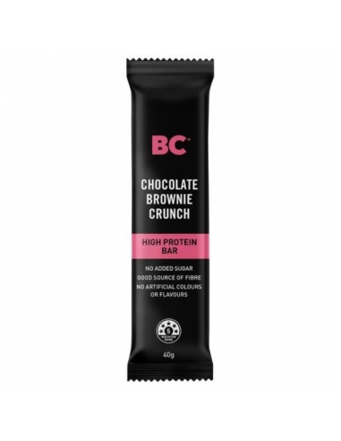 The Bar Counter Chocolade Brownie Crunch met hoog eiwitgehalte 40 g x 12