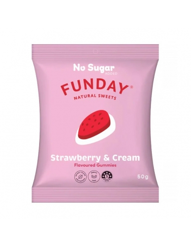 Funday 草莓奶油软糖 50 克 x 12
