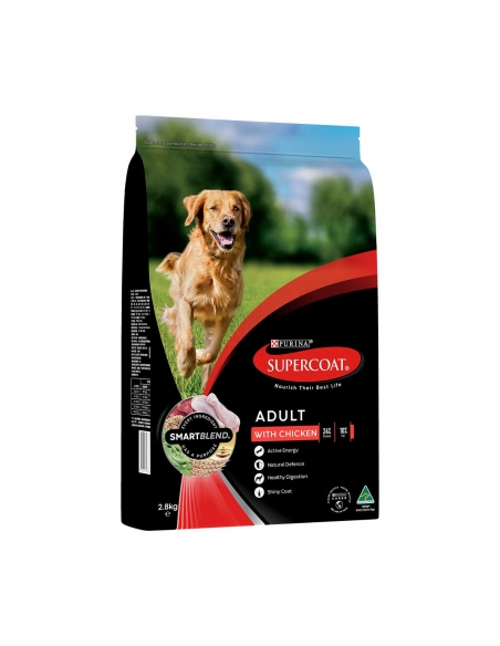 Supercoat Adult Chicken 2.8kg x 1