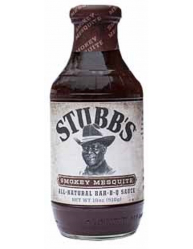 Stubbs Smokey Mesquite BBQ Sauce 510g x 1