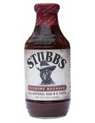 Stubbs Hickory Bourbon BBQ Sauce 510g x 1