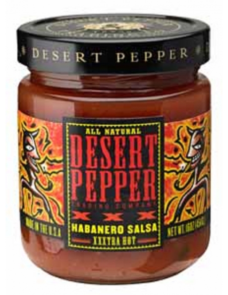 Desert Peppers XXX Habanero arrostito al fuoco 453g