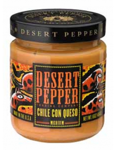 Desert Peppers Chile Con Queso 453g