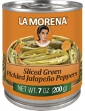 La Morena Sliced Green Jalapenos 200g x 1