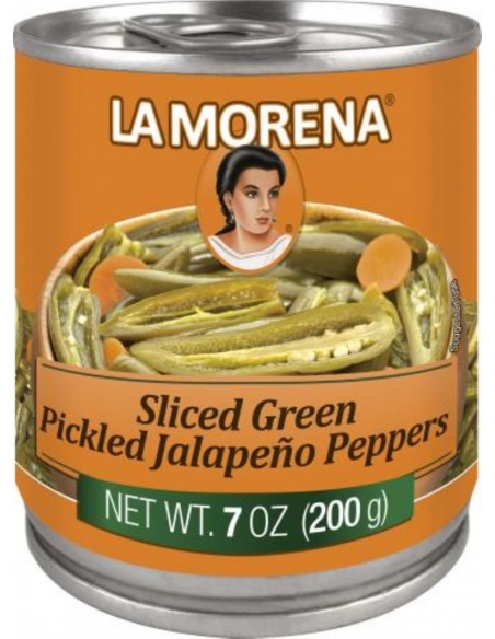 La Morena Geschnittene grüne Jalapenos 200 g x 1
